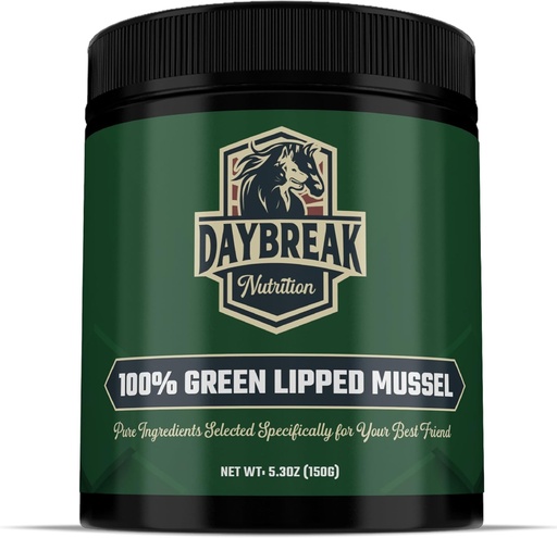 [BRSRAYAPA4BBOA37] Pure Green Lipped Mussel Powder for Dogs and Cats - 100% New Zealand Green Lipped Mussels - Anti Inflammatory Supplement & Vitamins to Help Your Pet Deal with Arthritis, Joint Pain Relief - 150 Grams