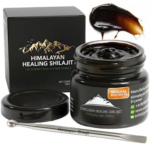 [BRSWK2QPCANROGTA] Gold Grade Himalayan Shilajit Resin For Men & Women | 500MG Max Potency | Lab Tested 100% Organic Shilajit With 85+ Trace Minerals & Fulvic Acid For Focus, Energy And Immunity 30 Gram