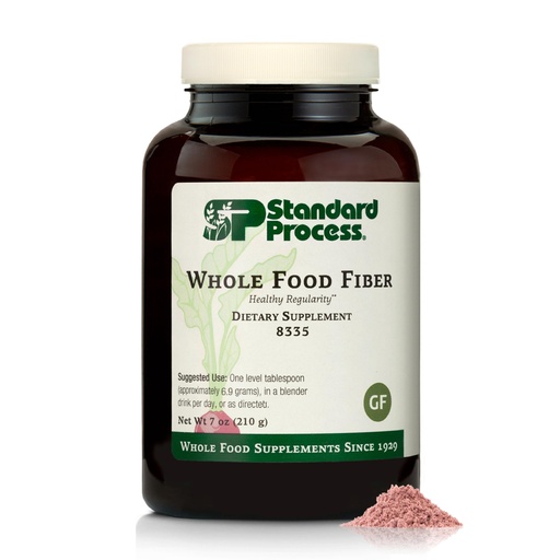 [BRSWIYIMAFYBQH32] Standard Process - Whole Food Fiber - Daily Supplement for Digestive Health & Gut Support - High Fiber Powder with Soluble & Insoluble Fiber - Non-Dairy, Soy & Gluten-Free - 7 oz (210 g)