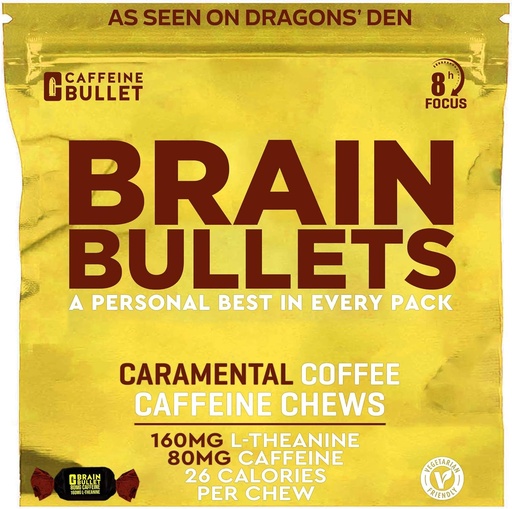 [BRSRAGA5BMDR62TJ] 80mmg Caffeine i 160mmg L- Theanine Focus energy Chews (40 Servings) CYF Neuroscience Backed Nootròpic pila, Mental Acunitive i Cognitive support denta Carelrappe Flavor Pic