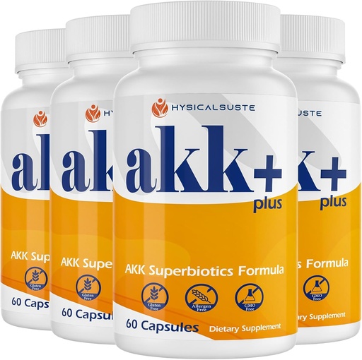 [BRSRAHQCAQHAOEYU] Akk + Superbiotika - 20 miliard Afu Akkermansia Probiotic s mléčným bodlákem, Taraxasterol, GLP1 dodatek, pro antioxidant, Gut, Skin Health, 240 Počet