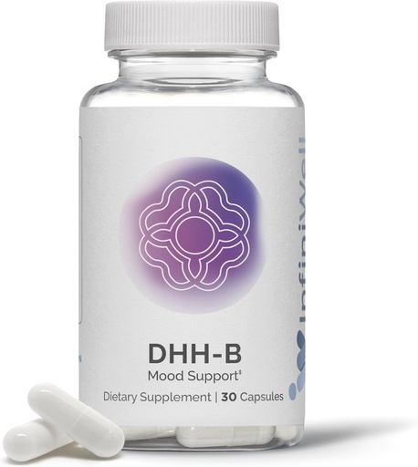 [BRSW2GQQPN7WGD3V] InfiniWell DHH-B Mood Support Supplement - 20x More Potent Than Standard Magnolia Bark Extract - Promote Relaxation, Calm, Cognitive Clarity & a Healthy REM Sleep Cycle (30 Capsules)