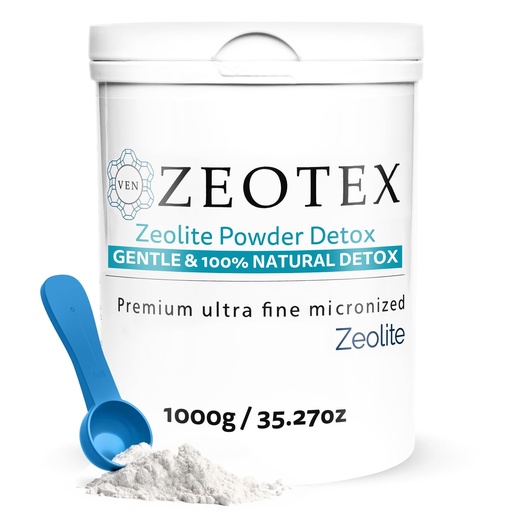 [BRSROGL6AACQ2AYV] 1000g Zeolite Detox Powder – Clinoptilolite Supplement for Full Body Cleanse, Gut Health, Energy, Immune & pH Support | Natural Mineral