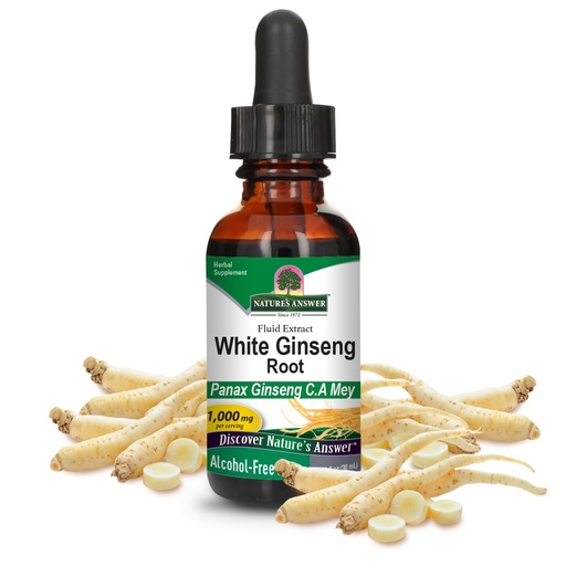[BRSWIYTYO4ABYE34] Nature's Answer Panax Ginseng Chinese White Ginseng, 1 Fluid Ounce