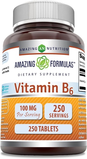 [BRSWYAQ7DN6RSCAZ] Apbrīnojami Formulas B6 vitamīns Papildinājums 