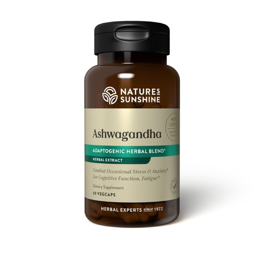[BRSWGCQ7CIOQMFIV] Nature's Sunshine Ashwagandha, 60 VegCaps