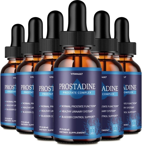 [BRSROCADOEBWY33H] Prostadine, Potent Prostate Soporte de gotas líquidas, Prostadina altamente regulada para o benestar global do próstata, forma de Dropper fácil de usar (6 Pack)