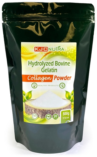 [BRSWY2YPBUMAGF3V] Collagen Powder Hydrolyzed 500g (17.6 oz) Grass FED, Pasture Raised.