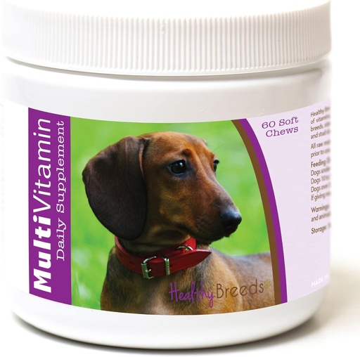 [BRSWIHILA4MAIELU] Healthy Breeds Dachshund Multi-Vitamin Soft Chews 60 Count