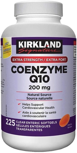 [BRSWKZY6CB4QAA3G] Kirkland Signature Coenzyme Q10 Natural Source 200 Mg, 225 Softgels