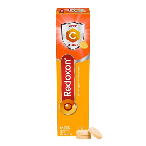 [BRSWKFQCBYCBAADM] Redoxon Orange Vitamin C Effervescent Tablets 15 Orange Effervescent Tablets