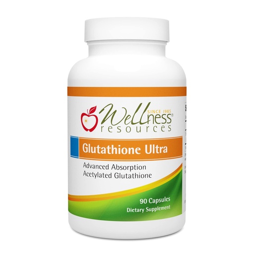 [BRSWYAQHOVYR6CLK] Wellness Resources Glutathione Ultra Supplement - Bioavailable S-Acetyl L-Glutathione (SAG) - Antioxidant, Detox & Cellular Health Immune Support - High Absorption, Non-GMO, Gluten-Free, 90 Capsules