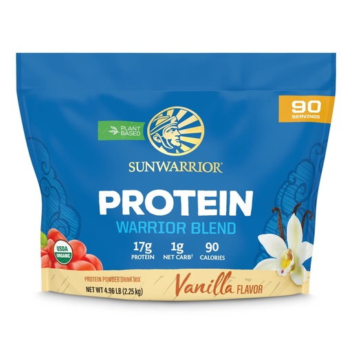 [BRSW2GQ2CNYR4F36] Organic Plant Based Protein Powder | Vegan Organic Protein Powder Vanilla Flavored with BCAA Amino Acids & Hemp Seed Pea Blend | Non-GMO Soy Dairy Filler & Gluten Free (Vanilla, 90 Servings)
