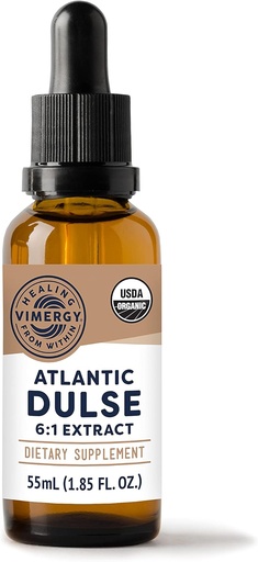 [BRSW2EIPO4BWYFDG] Vimergy Atlantic Dulse Liquid – Antioxidant Support* – Promotes Free Radical Protection* – Organic, Vegan, Gluten-Free – 55 Servings (55 mL)