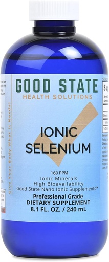 [BRSWIFD5AUGQCYLG] Good State | Liquid Ionic Selenium | Superior Cellular Absorption | Boosts Immune System | Helps Break Down and Reduce Toxic Metals | 96 Servings | 8 fl oz