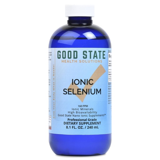 [BRSWIFD5AUGQCYLG] Good State | Liquid Ionic Selenium | Superior Cellular Absorption | Boosts Immune System | Helps Break Down and Reduce Toxic Metals | 96 Servings | 8 fl oz