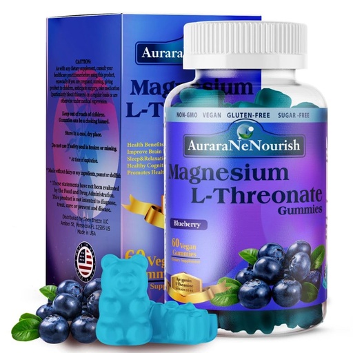 [BRSRAELYO4BGOE37] Magnesium L-Threonate Gummies w. Apigenin L-Theanine, Advanced 11-in-1 Magnesium Supplements w. Vitamin D3 K2 B6 for Sleep Cognitive Brain & Relax, High Absortption Magnesium Gummies for Adults & Kids