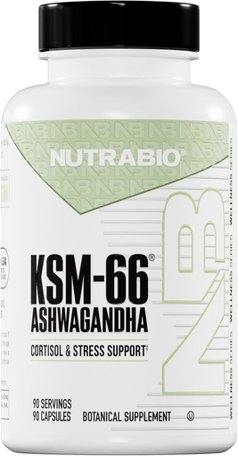 [BRSWGHY5B4BAOEQ7] NutraBio Ashwagandha KSM-66 