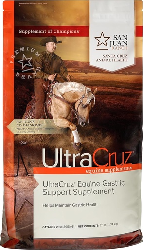 [BRSRO23YOZYBMYLL] UltraCruz® Equine Gastric Support Supplement for Horses, 25 lb