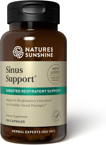 [BRSWIYQ6CIGR433I] Nature's Sunshine Sinus Support EF, 100 Capsules