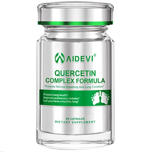 [BRSRMHD6CEHQADQV] Quercetin with Bromelain Vitamin C and Pteris Multifida Extract Supports Immune Health Protect Lung Health Respiratory Health 60 Capsules