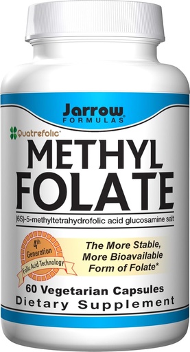 [BRSWI2QGDF5AIYA3] Jarrow Formulas Methyl Folate 5-MTHF Nutritional Supplement, 400 Mg, 60 Count ( Multi-Pack)