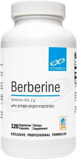 [BRSRMGQTCQCBY2QU] XYMOGEN Berberine HCL 1000mg – Herbal Berberine Supplement for Metabolic & Digestive Support - Promote Lipid Metabolism, Gastrointestinal Health & Immune Function (120 Capsules)