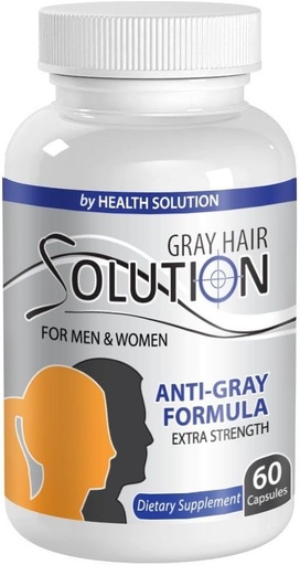 [BRSWKFYHBANR2ETA] Vitamin b6 Hair - Gray Hair Solution for Men and Women - Anti Gray Hair Formula - Anti Gray Hair Supplement - catalase Supplement Grey Hair - Gray Hair Supplement - Horsetail herb - 1 Bottle 60 Caps