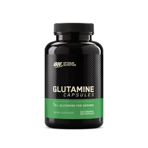 [BRSWIYANDIAA4GT4] Optimum Nutrition L-Glutamine Muscle Recovery Capsules, 1000mg, 240 Count (Package May Vary)
