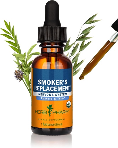 [BRSWIY35AINRE2Y3] Herb Pharm Smoker的神经系统支持替代液态草药公式 - 1 Ounce