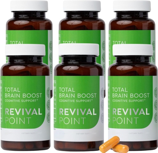 [BRSRMAD7OB4GMCQY] Nootropic Brain Support Supplement met 340% Better Curcumin, Resveratrol - Inclusief 6 Science Backed Ingredients Bewezen als Hersensupplementen voor Geheugen & Focus Dr Geformuleerd Nootropic - 6 Flessen