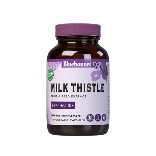 [BRSWIYT3PMDBQ33U] BlueBonnet Milk Thistle Fruit and Seed Extract Supplement, 60 Count