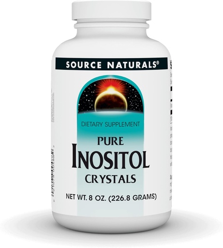[BRSWIYQOAUAQIH3A] Source Naturals Pure Inositol 844 mg Dietary Supplement - 8 oz Crystals