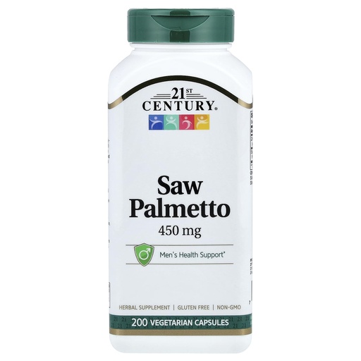 [BRSWIYQZCAORQFI3] 21st Century Saw Palmetto, 200 Vegetarian Capsules