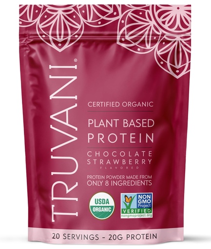 [BRSRABT6BB7RYDT5] Truvani Organic Plant Based Protein Powder | Chocolate Strawberry