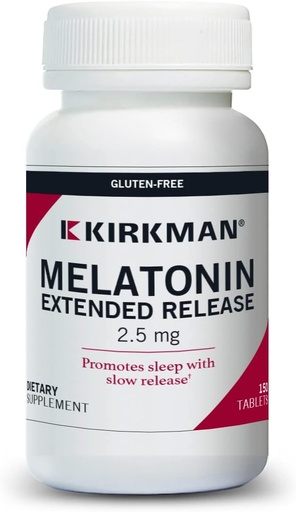 [BRSWIEL2CQFW23IZ] Kirkman – Slo-Release Melatonin -2.5 mg - 150 Tablets