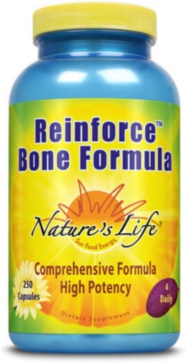 [BRSWIYQ7BYBBWE3C] Nature's Life Reinforce Bone Formula | 250 ct