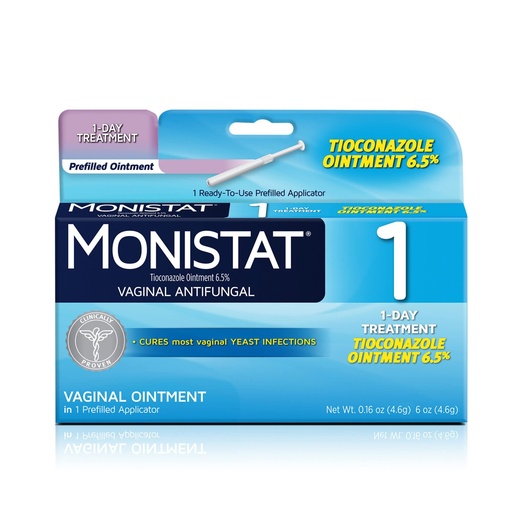 [BRSRAYYYBMBGMCYU] RepHresh Vaginal Gel 4ct (0.07oz) and Monistat 1 Day Yeast Infection Treatment for Women with 1 Tioconazole Ointment Applicator