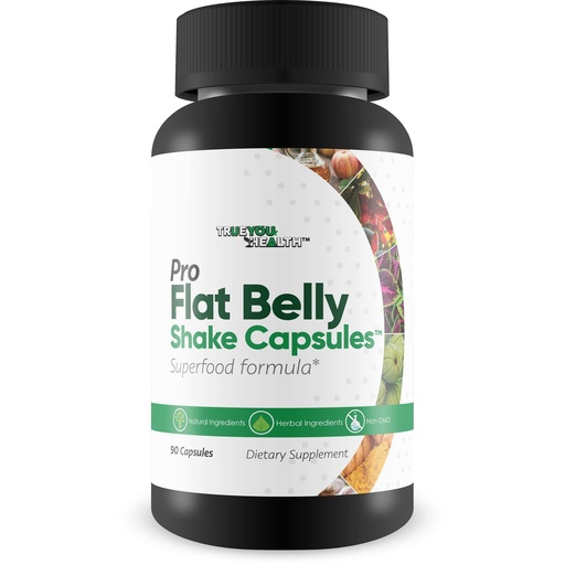 [BRSROYA3CEIQI2D2] Pro Flat Belly Shake Capsules - Gut Cleanse to Help Reduce Bloating - Body Cleanse & Digestive Cleanse - Support Overall Health with Cleansing - Help Clear Waste & Toxins with Cleanse Supplements