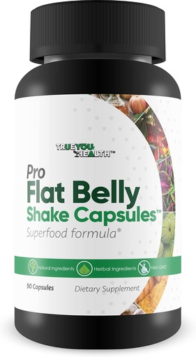 [BRSROYA3CEIQI2D2] Pro Flat Belly Shake Kapsle - Gut Cleanse pomoci snížit nadýmání - Body Cleanse & Digestive Cleanse - Podpora celkové zdraví s očištěním - Nápověda Clear Odpad & Toxiny s čistými doplňky