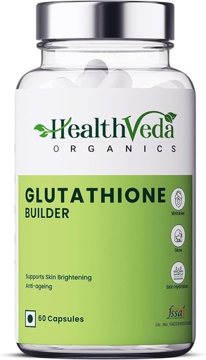[BRSROAY5AQAQY3YV] Senta Plant Based Glutathione Builder | 60 Veg Capsules| Antioxidant Support for Anti-Ageing, Youthful & Brightening Skin| for Both Men & Women
