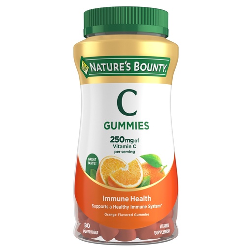 [BRSWGEABC4PW2D36] Nature's Bounty Vitamin C, Orange, 80 Count