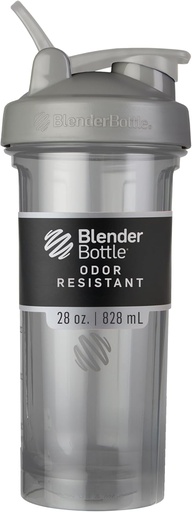 [BRSWYBQ3AEPBMADJ] BlenderBottle Shaker Bottle Pro Series Perfect for Protein Shakes and Pre Workout, 28-Ounce, Smoke Grey
