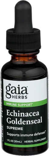 [BRSWIZQDOBYBO2Y3] Gaia Herbs Echinacea Goldenseal Supreme, 1 Fz (英语).
