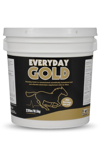 [BRSW2AILC4CAEFL4] TRM Everyday Gold Electrolyte Horse Supplement for Performance and Recovery | Sodium, Potassium, Magnesium, Calcium - 22 lb (10kg) - 22 lb