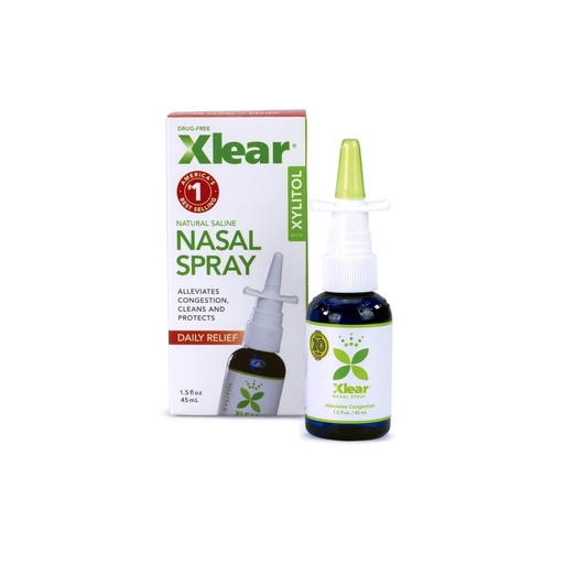[BRSWGED4CQCAODY3] Xlear Natural Nasal Spray with Xylitol, 1.5 fl oz (Pack of 2)