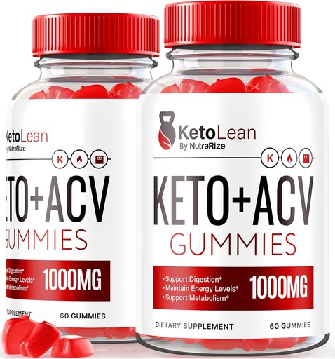 [BRSRA2YLBV5GCDLV] (2 Pack) Keto Lean Keto ACV Gummies, Keto + ACV Gummies, All Natural Apple Cider Vinagar 1000MG, ACV Keto Gummy Supplement, Keto Vitamin, Official Keto Plus ACV, KetoLean Anmeldelser (120 Gummies)