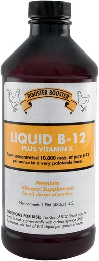 [BRSWIEINPMBBEAAV] Rooster Booster B-12 Liquid, 16-Ounce