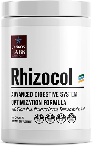 [BRSRMZAEDF5AIAI7] Rhizocol - Crohn's and Colitis Supplement | Inflammatory Bowel Issues Resulting from GI Tract Inflammation | Supports Gut Health - IBD - UC - CD - IBS - Patented - All Natural