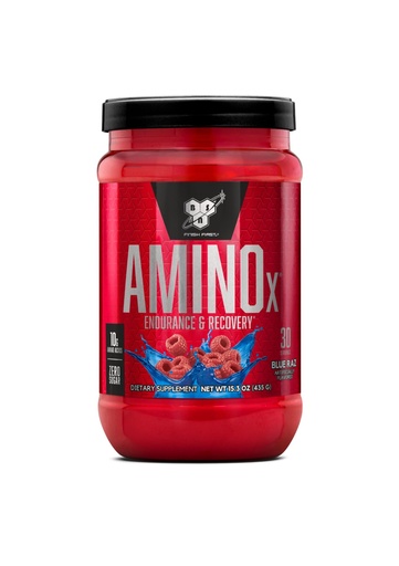 [BRSWIZ34AEIBAGD2] BSN Amino X Muscle Recovery & Endurance Powder with BCAAs, 10 Grams of Amino Acids, Keto Friendly, Caffeine-Free, Support Endurance, Zero Sugar, Blue Raz, 30 servings, 15.34 Ounce (Packaging May Vary)